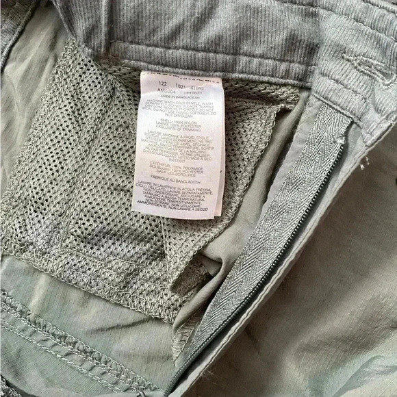 Columbia Convertible Pants Men's 30 x 30 Green Omni Shade Sun Protection Hiking - Picture 6 of 9